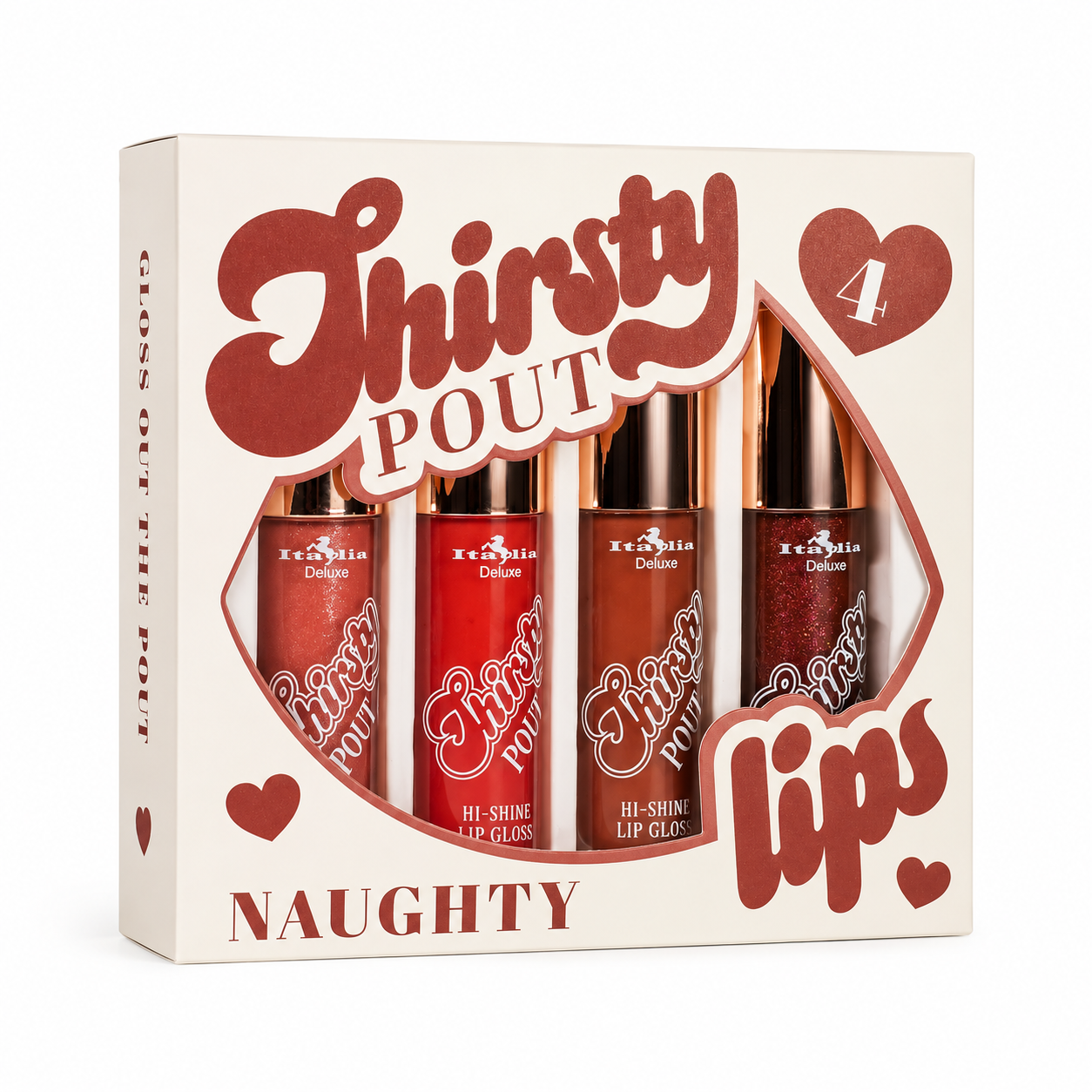 Thirsty Pout 4 Lips Set